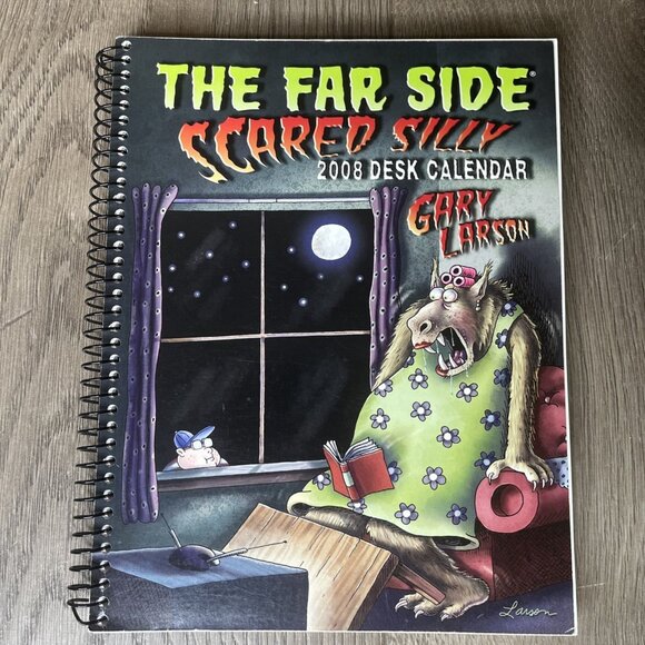 The Far Side Gary Larson Lot Of 3 - Gallery 4, 2008 Desk Calendar & Collection - Picture 12 of 16